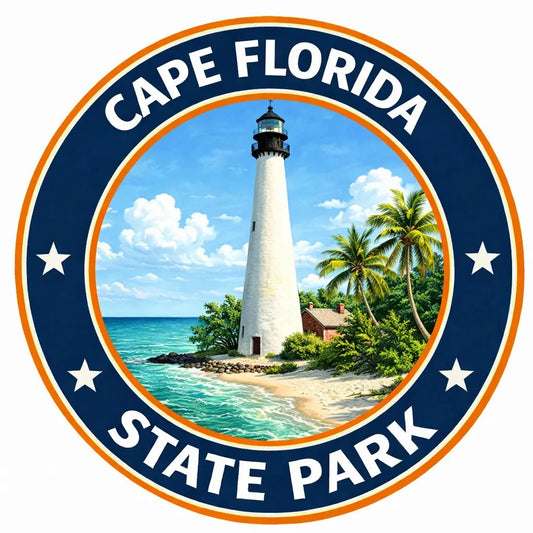 Cape Florida State Park Short-Sleeve Unisex T-Shirt Florida Parks Gift Shop