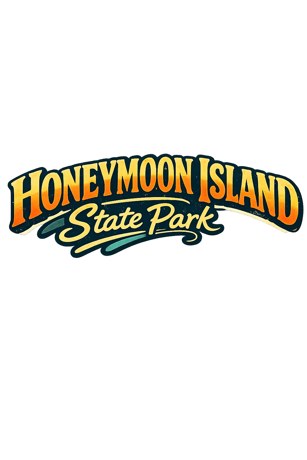 Honeymoon Island State Park - Vintage T-Shirt - 100% cotton unisex classic tee Florida Parks Gift Shop