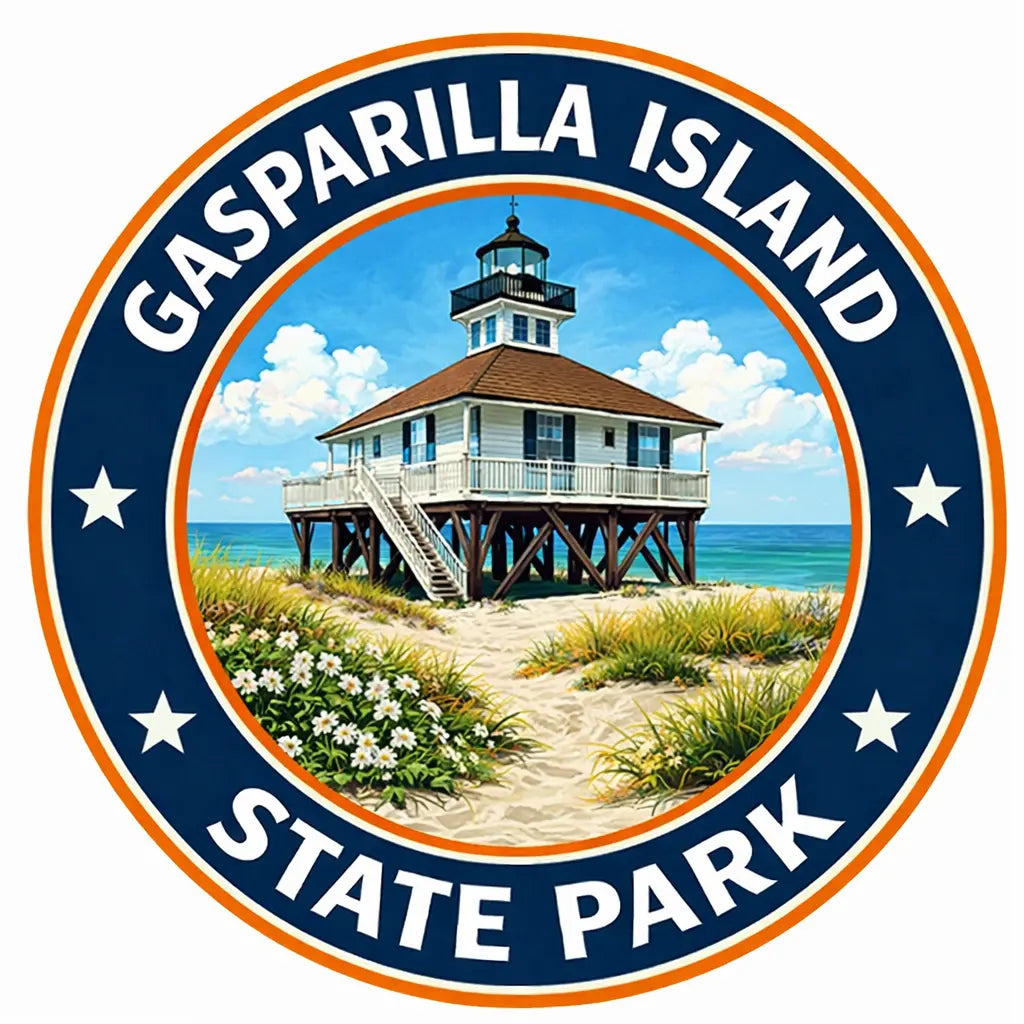 Gasparilla Island State Park T-Shirt - Premium Classic Tee Florida Parks Gift Shop