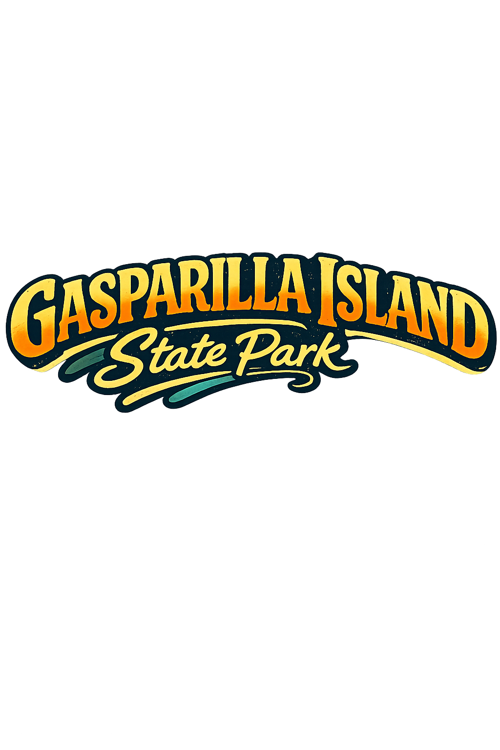 Vintage Gasparilla Island State Park T-Shirt Florida Parks Gift Shop