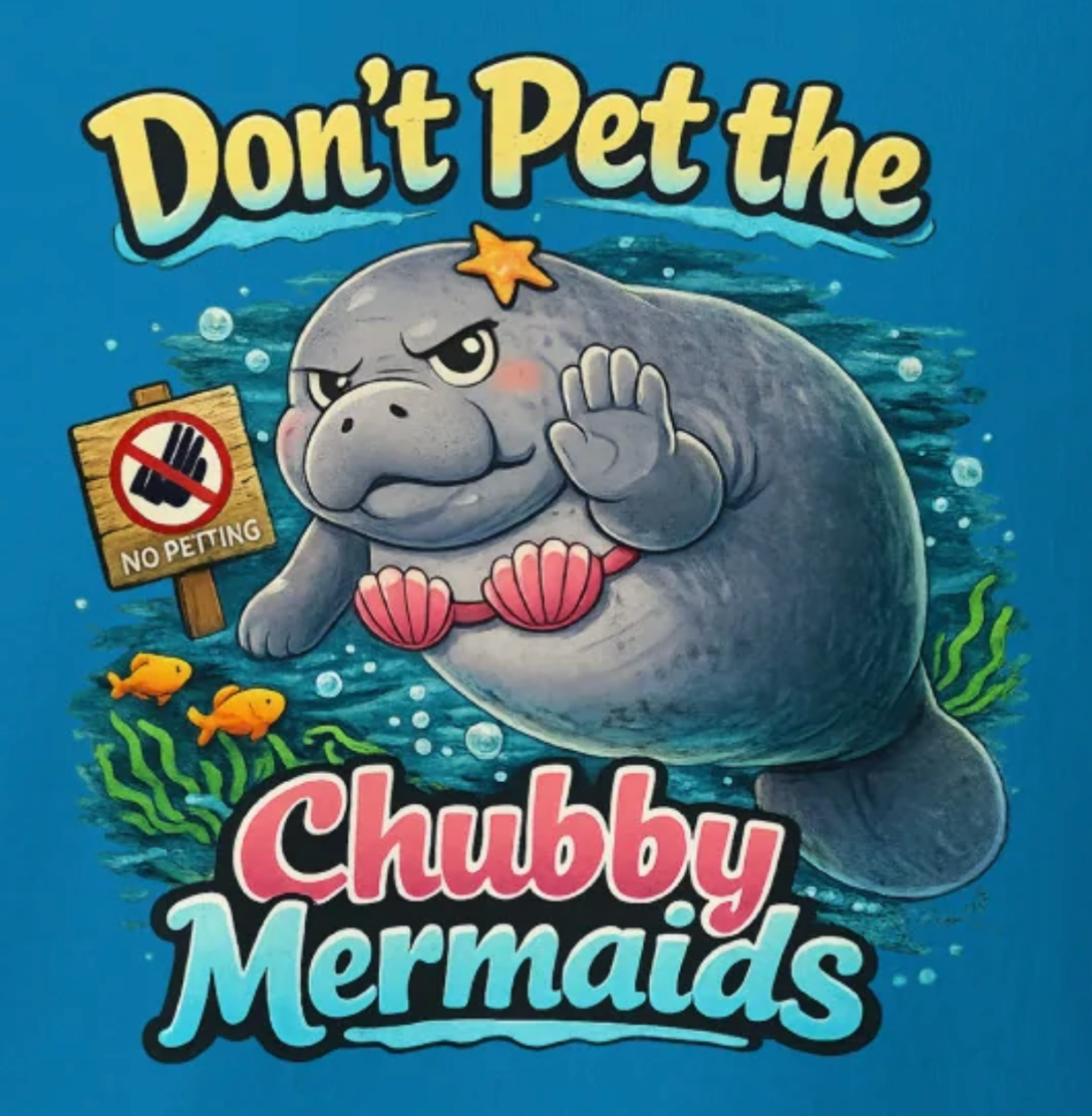 Mermaids Tee - Manatee Conservation T-Shirt Florida Parks Gift Shop